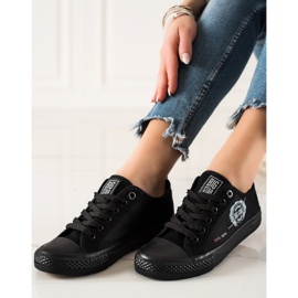 Big Star Sneakers til kvinder JJ274A256 sort 2