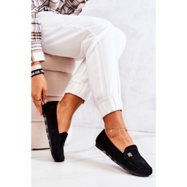 PS1 Kvinder sorte ruskind loafers Madelyn 1