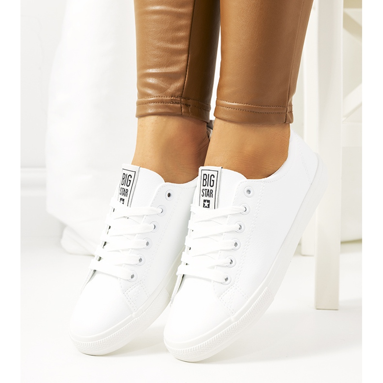 Hvide sneakers til kvinder Big Star JJ274311 1