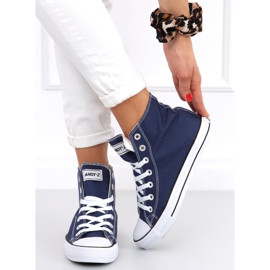 Ingi DK.BLÅ high-top sneakers marineblå 2
