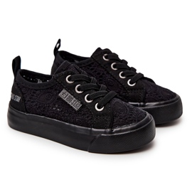Sort gennembrudt Big Star JJ374133 Sneakers 3