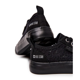 Sort gennembrudt Big Star JJ374133 Sneakers 4