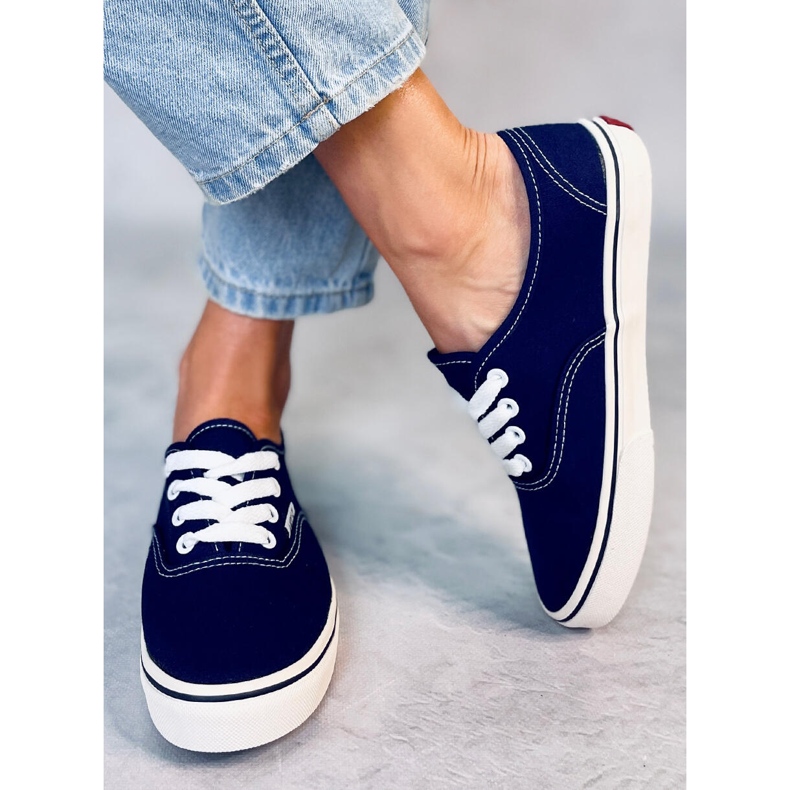 Dame Aura DK.BLÅ sneakers marineblå 1