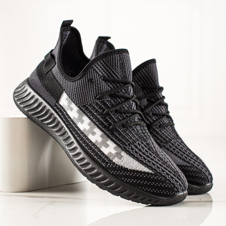 TRENDI Sorte sneakers til mænd 2