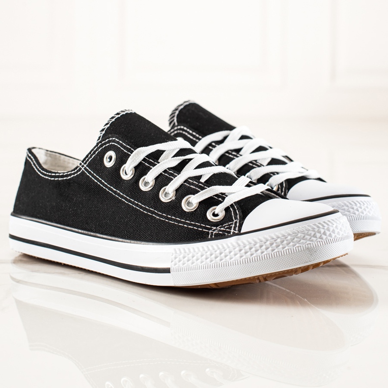 TRENDI Sneakers til mænd sort 1