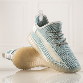 TRENDI Komfortable herresneakers grøn 1