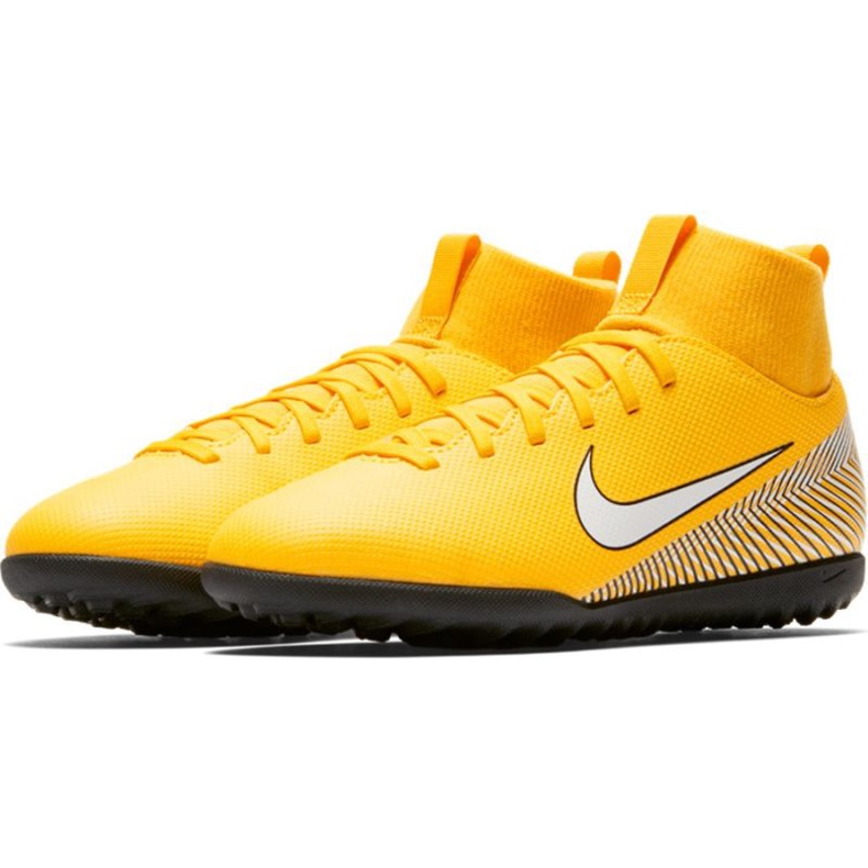 Nike Mercurial Superfly 6 Club Neymar Tf Jr AO2894-710 fodboldsko flerfarvet gule farver 1