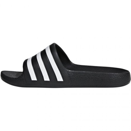 Adidas Adilette Aqua K Jr F35556 hjemmesko sort 1