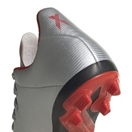 Adidas X 19.4 FxG Jr F35362 fodboldstøvler sølv flerfarvet 5