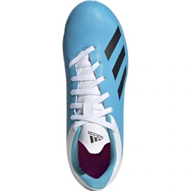 Fodboldstøvler adidas X 19.4 I Jr F35352 blå og hvid flerfarvet 1