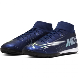 Indendørs sko Nike Mercurial Superfly 7 Academy Mds Ic M BQ5430-401 marine blå marine blå 3