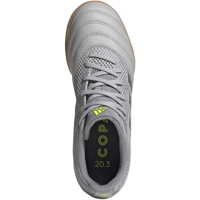 Adidas Copa 20.3 In Sala Jr EF8338 fodboldstøvler grå grå nuancer 1