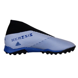 Adidas Nemeziz 19.3 Ll Tf M EG7252 fodboldstøvler hvid blå 2