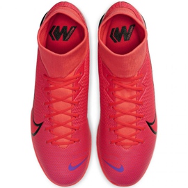 Indendørs sko Nike Mercurial Superfly 7 Academy Ic M AT7975-606 rød appelsiner og røde 1