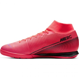 Indendørs sko Nike Mercurial Superfly 7 Academy Ic M AT7975-606 rød appelsiner og røde 4