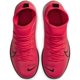 Nike Mercurial Superfly 7 Club Tf Jr AT8156-606 fodboldsko rød appelsiner og røde 1