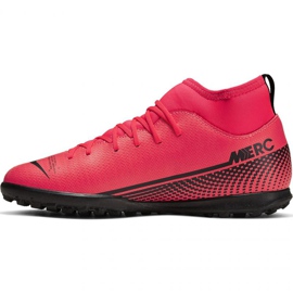 Nike Mercurial Superfly 7 Club Tf Jr AT8156-606 fodboldsko rød appelsiner og røde 2