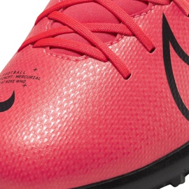 Nike Mercurial Superfly 7 Club Tf Jr AT8156-606 fodboldsko rød appelsiner og røde 5