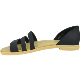 Crocs Tulum Open Flat W 206109-00W sort 1