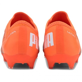 Puma Ultra 3.1 Fg Ag Jr 106098 01 fodboldstøvler flerfarvet, orange appelsiner og røde 4