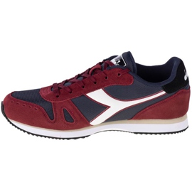 Sko Diadora Simple Run M 101-173745-01-C8913 hvid rød marineblå 1