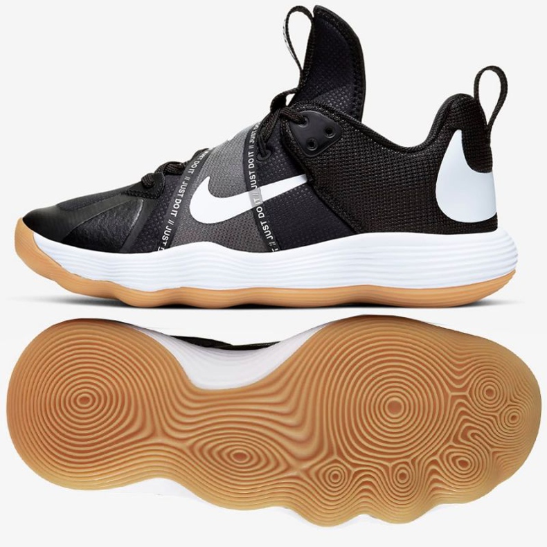 Nike React HyperSet CI2955010-S volleyballsko sort sort 1