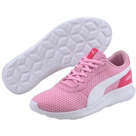 Puma St Active Jr 369069 14 sko blå lyserød 1