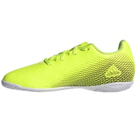 Adidas X Ghosted.4 In Jr FW6923 fodboldstøvler grøn, gul neon grøn 1