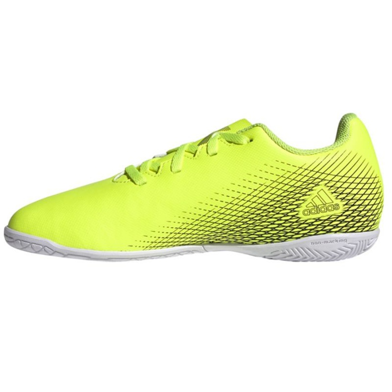 Adidas X Ghosted.4 In Jr FW6923 fodboldstøvler grøn, gul neon grøn 1