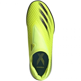 Adidas X Ghosted.3 Ll Tf Jr FW6982 fodboldstøvler flerfarvet gul 1