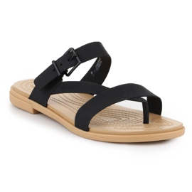 Crocs Tulum Toe Post Sandal W 206108-00W sort 1