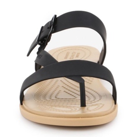 Crocs Tulum Toe Post Sandal W 206108-00W sort 2