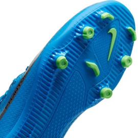 Nike Phantom Gt Club Df FG / MG Jr CW6727-400 fodboldsko flerfarvet blå 8