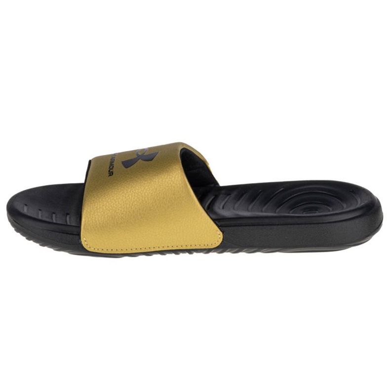 Under Armour Ansa Fixed Slides W 3023772-006 sort gylden 1