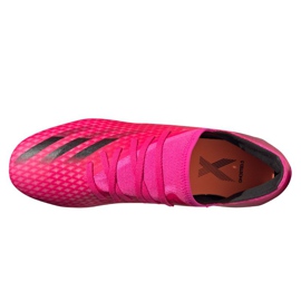 Adidas X Ghosted.3 Fg M FW6945 fodboldstøvler lyserød grafit, lyserød 3