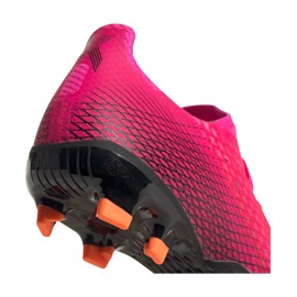 Adidas X Ghosted.3 Fg M FW6945 fodboldstøvler lyserød grafit, lyserød 5