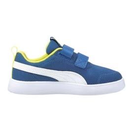 Puma Courtflex v2 Mesh V sko 371758 07 blå 1