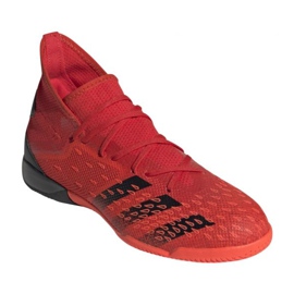 Adidas Predator Freak.3 In M FY6285 fodboldstøvler rød appelsiner og røde 5