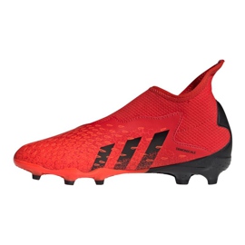 Adidas Predator Freak.3 Ll Fg Jr FY6296 fodboldstøvler flerfarvet appelsiner og røde 1