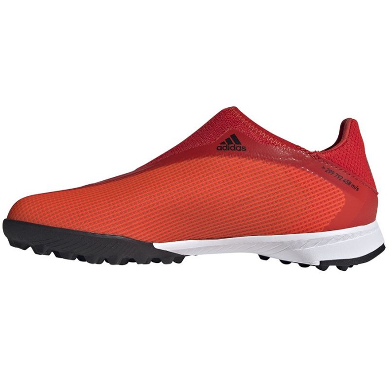Adidas X Speedflow.3 Ll Tf Jr FY3255 fodboldstøvler flerfarvet appelsiner og røde 1