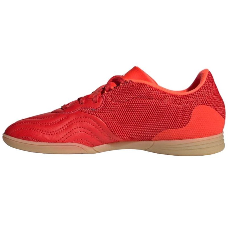 Adidas Copa Sense.3 In Sala Jr FY6157 fodboldstøvler rød appelsiner og røde 1