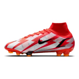 Nike Mercurial Superfly 8 Elite CR7 Fg M DB2858-600 fodboldsko hvid, rød appelsiner og røde 1