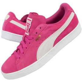 Puma Suede Classic W 355462 38 sko beige lyserød gylden 1
