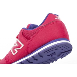 New Balance Jr YC373PY sko rød marine blå 6
