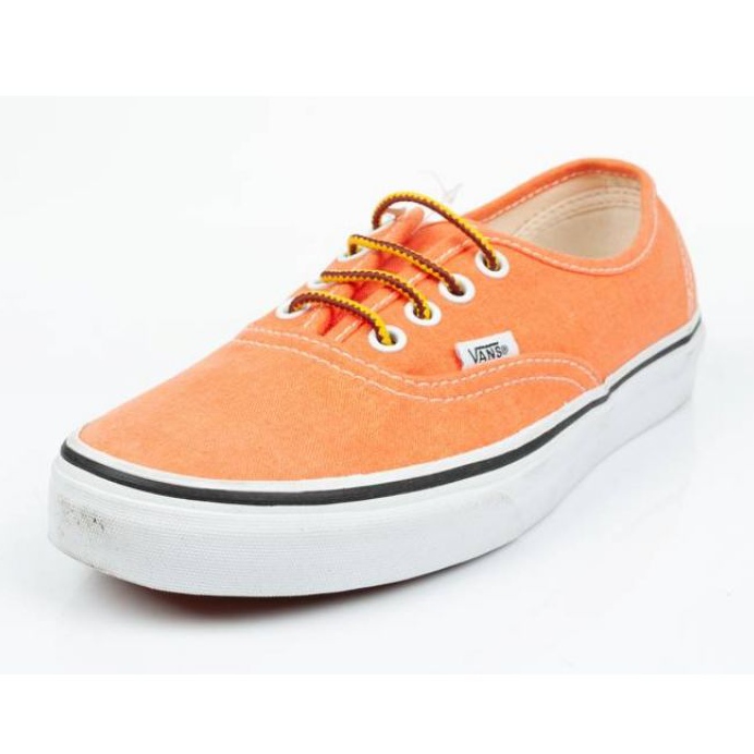 Vans Autentiske 0VOEC9D sko hvid orange 2