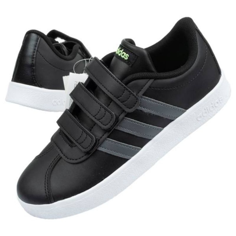 Adidas Vl Court Jr F36387 sko sort blå 1