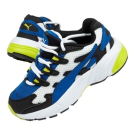 Puma Cell Alien Jr 370603 01 sort blå grøn 1
