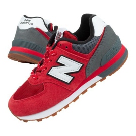 New Balance Jr PC574ATG sko sort rød grå 1