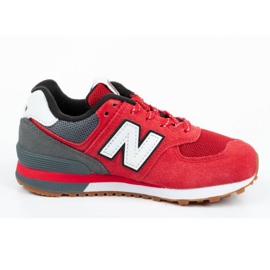 New Balance Jr PC574ATG sko sort rød grå 3