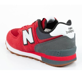 New Balance Jr PC574ATG sko sort rød grå 4